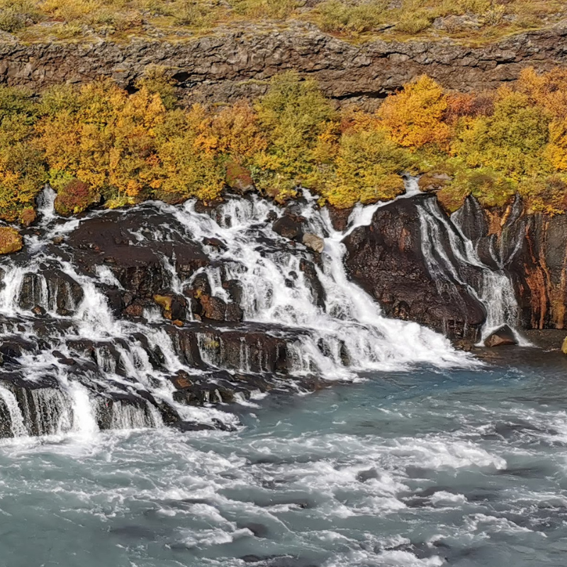 Lava velden waterval in Ijsland als inspiratiebrond voor de lava elvenbank ring.